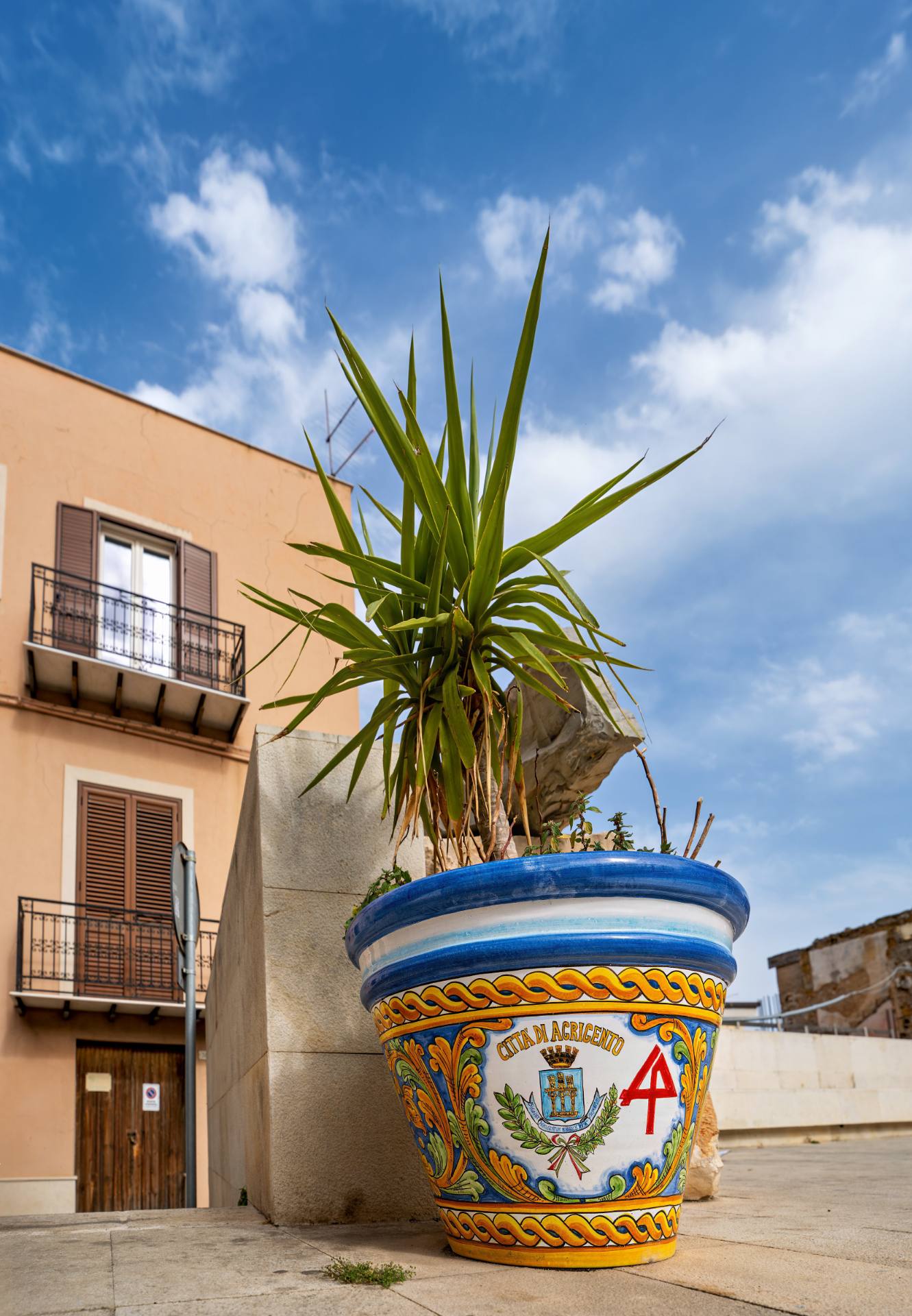 Wunderschöne Keramik in der Altstadt von Agrigent